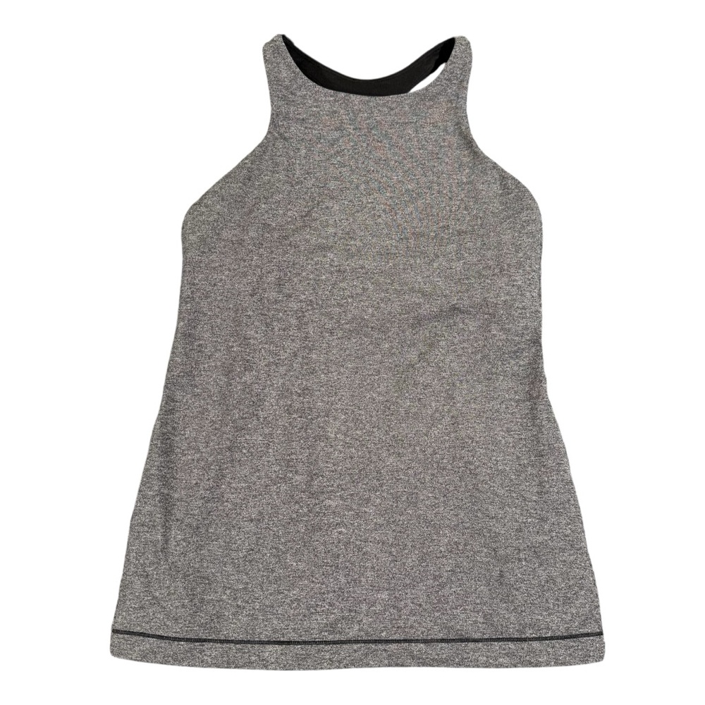 Lululemon Athletica Women’s In Training Tank Top Black Gray Size 8